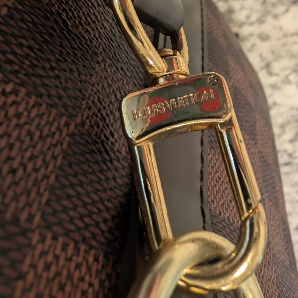 Louis Vuitton Speedy Bandouliere 30 Women Brown Damier Ebene Bag